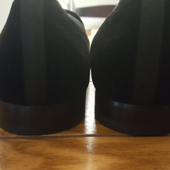 Stubbs & Wootton Screw U Velvet Flats W9.5 - Picture 5 of 6